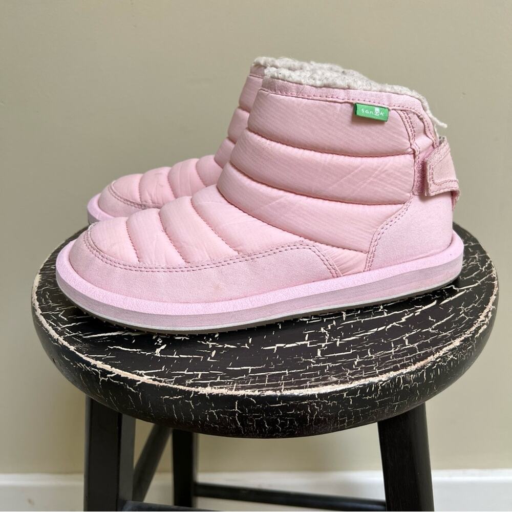 Sanuk Puffy Slip On Booties